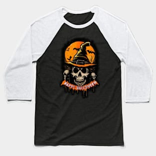 Happy halloween scary ghost Baseball T-Shirt